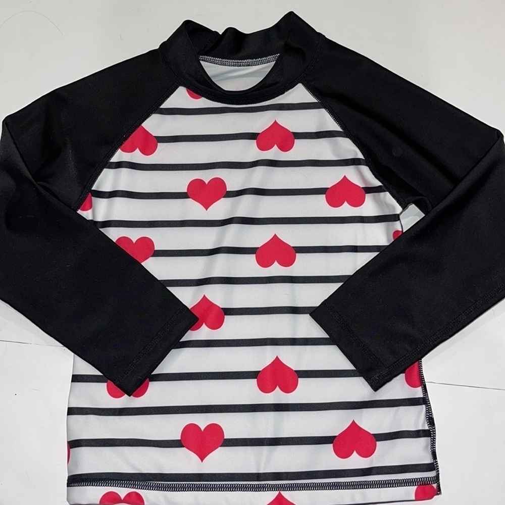 TODDLER HEART RASHGUARD